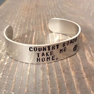 handmade Jewelry - Hand stamped adjustable metal cuff bracelet handmade Jewelry - Hand stamped adjustable metal cuff bracelet